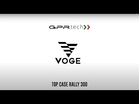 GPR Tech Alpi-Tech 26L Aluminium Top Case with Specific Fitting Plate - Voge 300Rally (2022–2024) - Silver - video 1