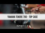 GPR Tech Alpi-Tech 35L Aluminium Top Case with Roof Rack & Specific Fitting Plate - Yamaha Tenere 700 (2019–2020) - Silver - video 1