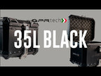 GPR Tech Alpi-Tech 35L Aluminium Top Case with Specific Fitting Plate - Aprilia Tuareg 660 (2021–2024) - Black - video 2
