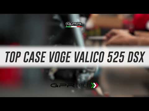 GPR Tech Alpi-Tech 35L Aluminium Top Case with Specific Fitting Plate - Voge 525DSX (2023–2024) - Silver - video 1
