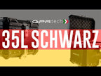 GPR Tech Alpi-Tech 35L Aluminium Top Case - Black with Soft Backrest - video 3