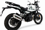GPR exhaust Royal Enfield Guerrilla 450  2024-2025, Satinox, Homologated legal slip-on exhaust including removable db killer and link pipe - GPR Exhausts