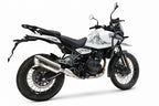 GPR exhaust Royal Enfield Guerrilla 450  2024-2025, Satinox, Homologated legal slip-on exhaust including removable db killer and link pipe - GPR Exhausts