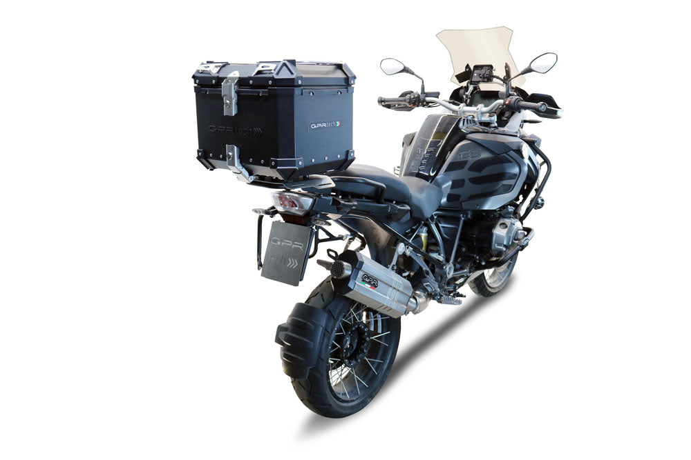 GPR Tech Alpi-Tech 35L Aluminium Top Case with Specific Fitting Plate - BMW F 850 GS Adventure (2018–2020) - Black