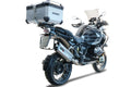 GPR Tech Alpi-Tech 55L Aluminium Top Case with Specific Fitting Plate - BMW F 850 GS Adventure (2018–2020) - Silver