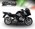 GPR exhaust Bmw R 1200 Rt Lc  2017-2019, New Grand Prix Evo Titanium, Homologated legal slip-on exhaust including removable db killer and link pipe - GPR Exhausts