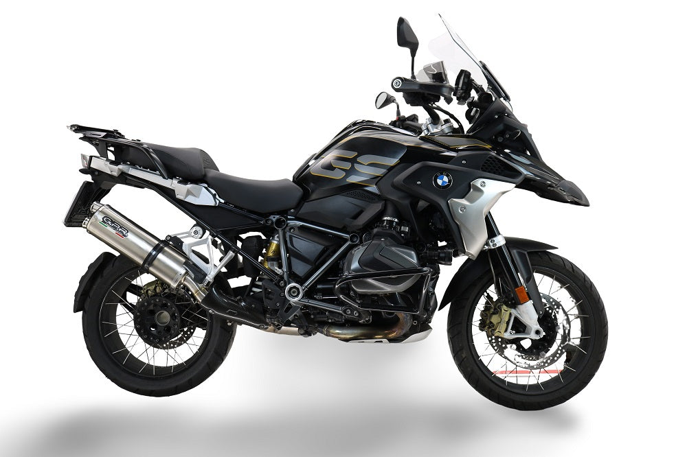GPR exhaust Bmw R 1250 Gs Adventure 2019-2020, Dual Inox, Homologated legal slip-on exhaust including removable db killer and link pipe - GPR Exhausts