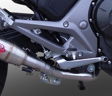 GPR exhaust Honda Nc 700 X - S Dct  2012-2018, Powercone Evo, Homologated legal slip-on exhaust including removable db killer and link pipe - GPR Exhausts