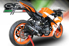 GPR exhaust Ktm Rc 125 2017-2020, Furore Nero, Racing slip-on exhaust including link pipe - GPR Exhausts