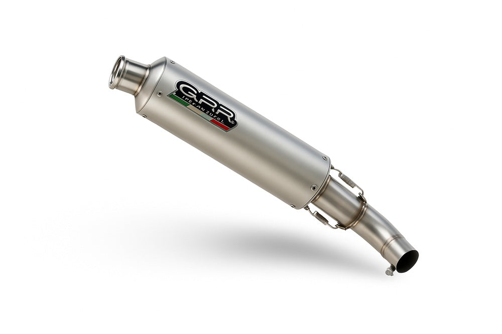GPR exhaust Ducati Monster S4R  2003-2007, Inox Tondo, Racing mid-full system exhaust including dual silencers - GPR Exhausts