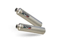 GPR exhaust Ducati Monster S2R  2004-2007, Titanium Tondo, Dual Homologated legal slip-on exhaust including removable db killers and link pipes - GPR Exhausts