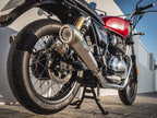 GPR exhaust Royal Enfield Interceptor 650 2021-2025, Powercone Evo, Dual slip-on exhaust legal for UK and non-EU countries including removable db kill - GPR Exhausts