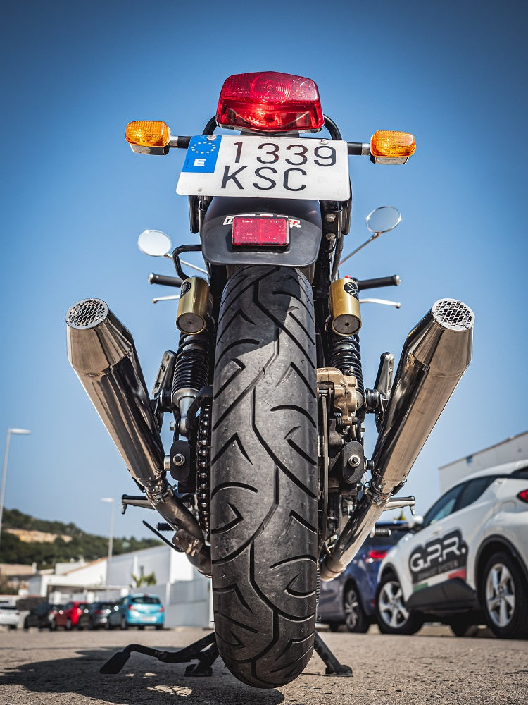 GPR exhaust Royal Enfield Interceptor 650 2019-2020, Ultracone, Dual slip-on exhaust legal for UK and non-EU countries including removable db killers - GPR Exhausts