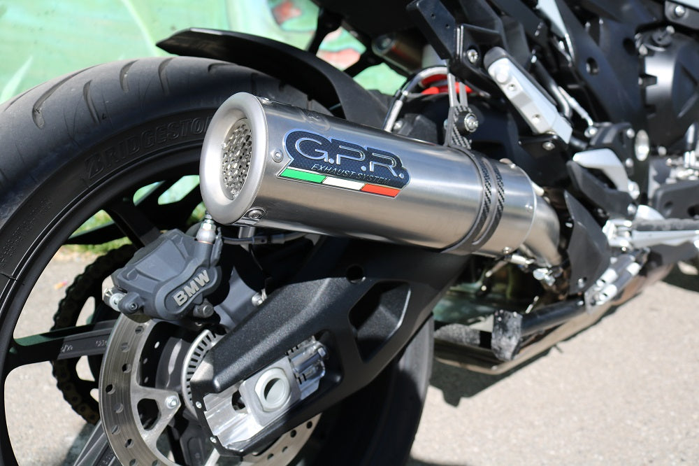 GPR exhaust Bmw S 1000 XR -M  2020-2025, M3 Inox , Racing slip-on exhaust including link pipe - GPR Exhausts