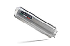 GPR exhaust Suzuki Dr 350 - S 1990-1993, Satinox , Homologated legal slip-on exhaust including removable db killer and link pipe - GPR Exhausts