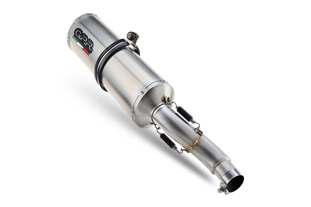 GPR exhaust Benelli Bn 302 S 2015-2016, Satinox , Homologated legal slip-on exhaust including removable db killer and link pipe - GPR Exhausts
