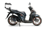 GPR Tech Alpi-Tech 26L Aluminium Top Case with Roof Rack & Specific Fitting Plate - Honda SH 125 (2017–2024) - Silver - image 4