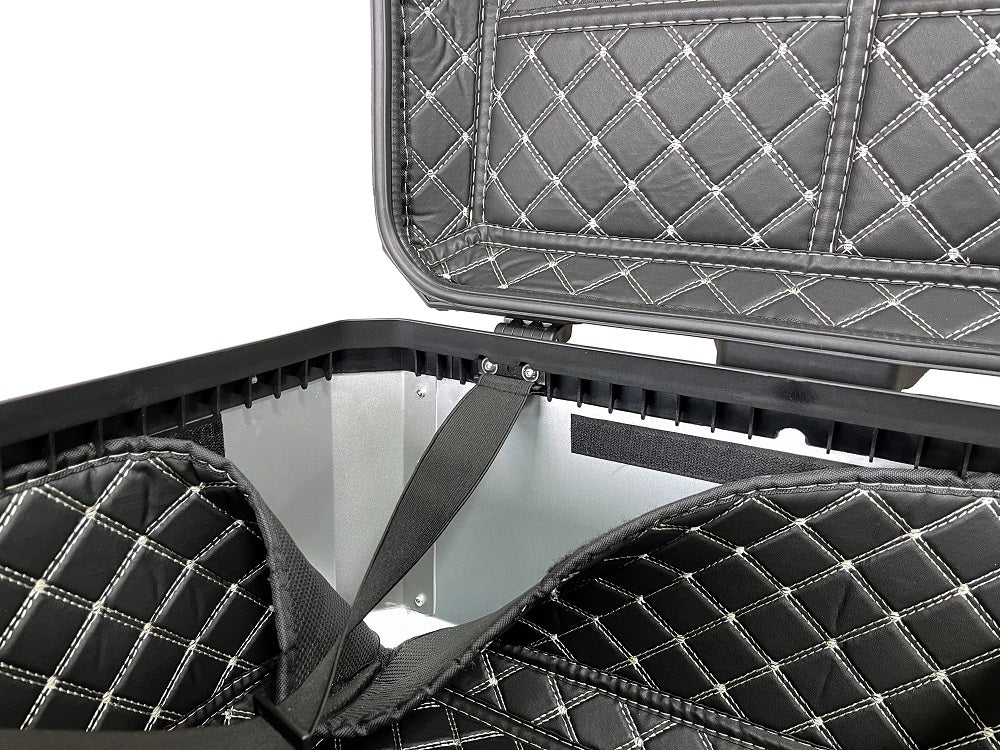 GPR Tech Alpi-Tech 55L Aluminium Top Case - Black with Soft Backrest - image 21