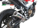 GPR exhaust Honda Cb 500 X 2019-2025, M3 Inox , Homologated legal slip-on exhaust including removable db killer and link pipe - GPR Exhausts