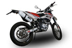 GPR exhaust Beta RR 125 Enduro Lc 4t 2010-2018, Albus Ceramic, Homologated legal slip-on exhaust including removable db killer and link pipe - GPR Exhausts