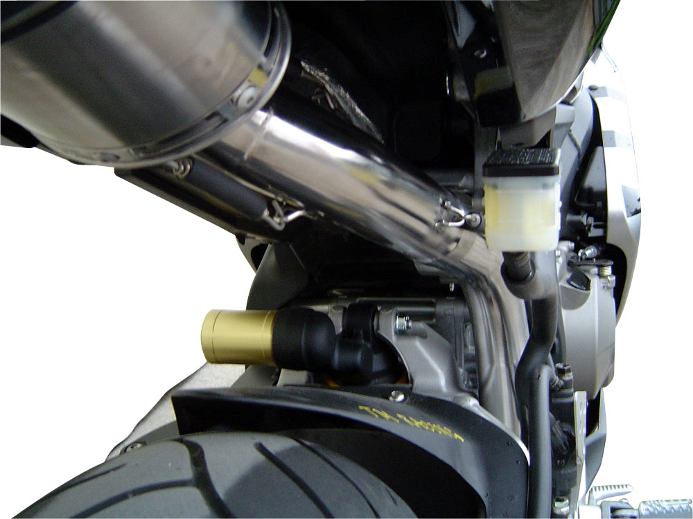 GPR exhaust Honda Cbr 1000 Rr 2004-2007, Tiburon Titanium, Homologated legal slip-on exhaust including removable db killer and link pipe - GPR Exhausts