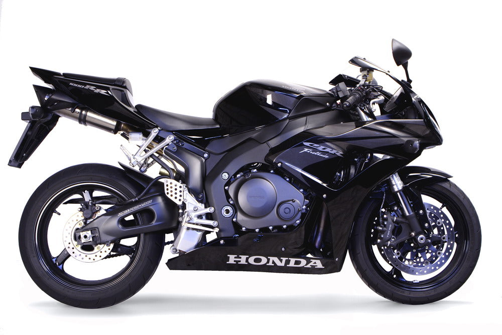 GPR exhaust Honda Cbr 1000 Rr 2004-2007, Tiburon Titanium, Homologated legal slip-on exhaust including removable db killer and link pipe - GPR Exhausts