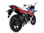 GPR exhaust Honda Cbr 300 R 2014-2016, Furore Nero, Racing slip-on exhaust including link pipe - GPR Exhausts