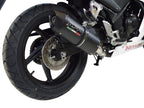 GPR exhaust Honda Cbr 300 R 2014-2016, Furore Nero, Racing slip-on exhaust including link pipe - GPR Exhausts