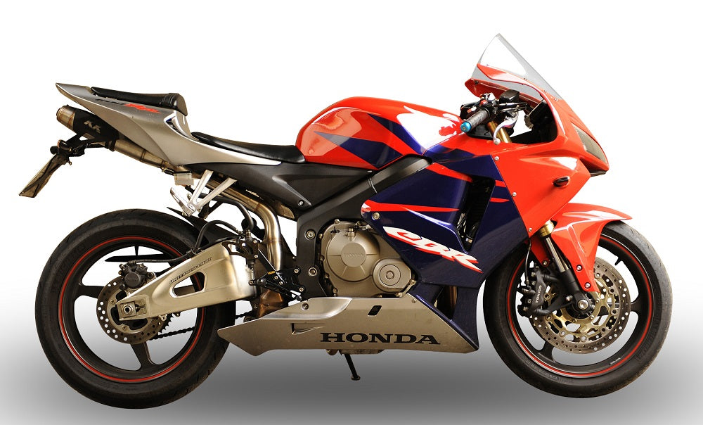 GPR exhaust Honda Cbr 600 Rr  2007-2018, Deeptone Inox, Racing slip-on exhaust including link pipe - GPR Exhausts