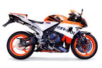 GPR exhaust Honda Cbr 600 Rr  2005-2006, Tiburon Titanium, Homologated legal slip-on exhaust including removable db killer and link pipe - GPR Exhausts