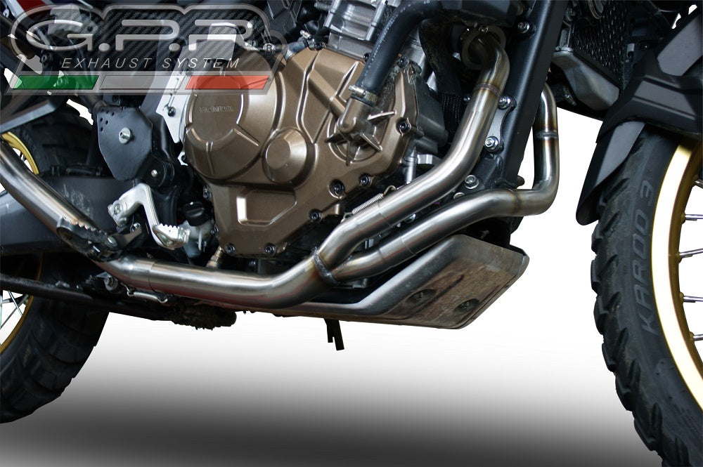 GPR exhaust Honda Crf 1000 L Africa Twin 2018-2020, Decat pipe - GPR Exhausts