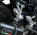 GPR exhaust Honda Cb 500 X 2016-2018, M3 Inox , Homologated legal slip-on exhaust including removable db killer and link pipe - GPR Exhausts