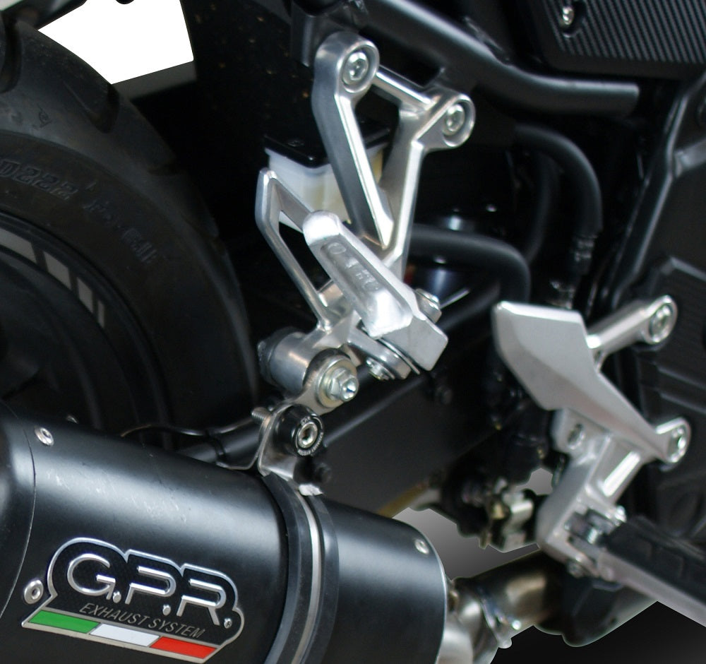 GPR exhaust Honda Cb 500 X 2016-2018, M3 Inox , Homologated legal slip-on exhaust including removable db killer and link pipe - GPR Exhausts
