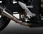 GPR exhaust Honda Cb 500 X 2019-2025, Albus Evo4, Homologated legal slip-on exhaust including removable db killer and link pipe - GPR Exhausts
