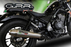 GPR exhaust Honda Cmx 500 Rebel 2021-2023, Ultracone, Homologated legal slip-on exhaust including removable db killer and link pipe - GPR Exhausts