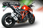 GPR exhaust Ktm Super Duke 1290 R  2017-2019, Albus Evo4, Homologated legal slip-on exhaust including removable db killer and link pipe - GPR Exhausts