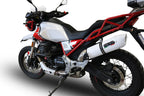 GPR exhaust Moto Guzzi V85 TT 2019-2020, Albus Evo4, Homologated legal slip-on exhaust including removable db killer and link pipe - GPR Exhausts