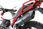 GPR exhaust Moto Guzzi V85 TT 2019-2020, Furore Nero, Racing slip-on exhaust including link pipe - GPR Exhausts