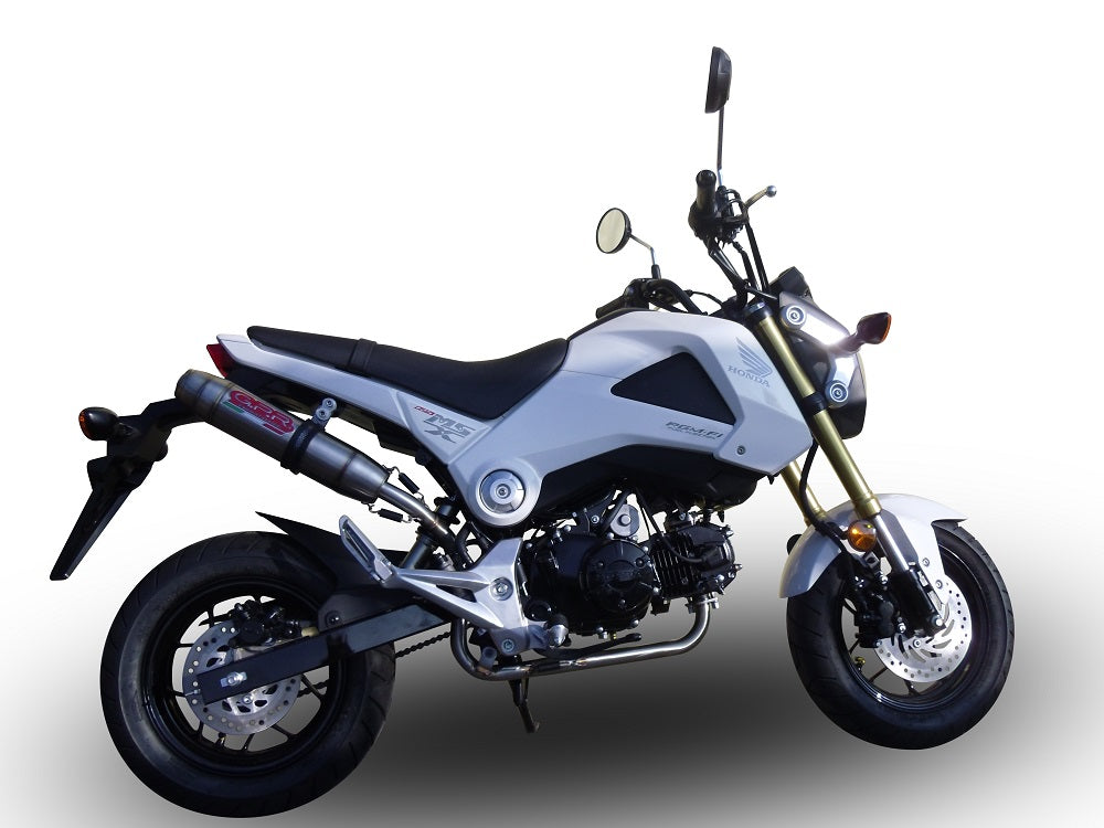 GPR exhaust Honda Msx - Grom 125  2018-2020, Deeptone Inox, Racing full system exhaust - GPR Exhausts