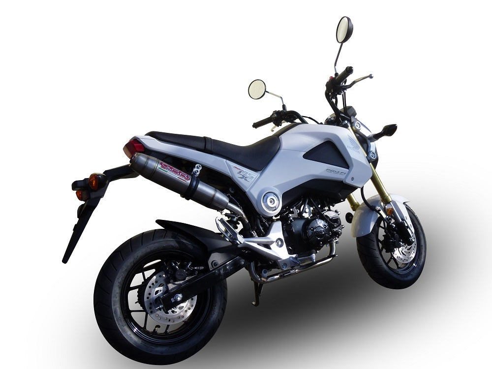 GPR exhaust Honda Msx - Grom 125  2013-2017, Deeptone Inox, Racing full system exhaust - GPR Exhausts