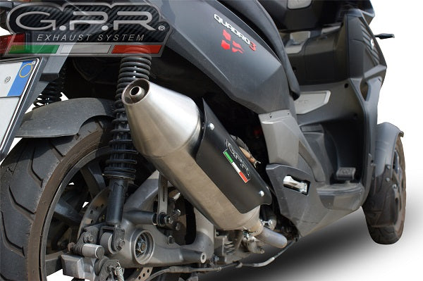 GPR exhaust Quadro 3 QUADRO 2014-2017, Power Bomb, Homologated legal silencer exhaust including removable db killer - GPR Exhausts