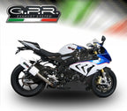 GPR exhaust Bmw S 1000 RR -M  2015-2016, Albus Ceramic, Homologated legal slip-on exhaust including removable db killer and link pipe - GPR Exhausts