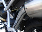 GPR exhaust Moto Guzzi Stelvio 1200 4V  2008-2010, Albus Ceramic, Homologated legal slip-on exhaust including removable db killer and link pipe - GPR Exhausts