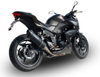 GPR exhaust Kawasaki Z 300 2014-2017, Furore Nero, Homologated legal slip-on exhaust including removable db killer and link pipe - GPR Exhausts
