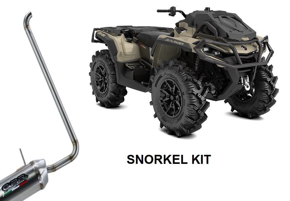 GPR exhaust Can Am Outlander 850 2016-2023, Snorkel kit, Snorkel extension kit for GPR Pentacross silencer - GPR Exhausts