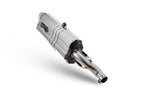 GPR exhaust Zontes 703 F 2025-2026, Hyper Sonic Titanium, Homologated legal slip-on exhaust including removable db killer and link pipe - GPR Exhausts