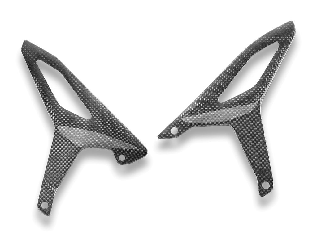 DBK Heel Guards Glossy Carbon Ducati Streetfighter V4 2025
