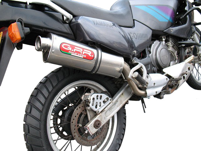 GPR exhaust Yamaha Xtz 750 Supertenere 1989-1997, Trioval, Homologated legal slip-on exhaust including removable db killer and link pipe - GPR Exhausts