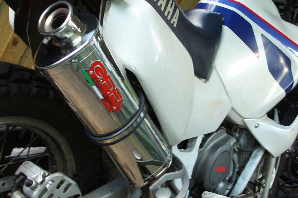 GPR exhaust Yamaha Xtz 750 Supertenere 1989-1997, Trioval, Homologated legal slip-on exhaust including removable db killer and link pipe - GPR Exhausts