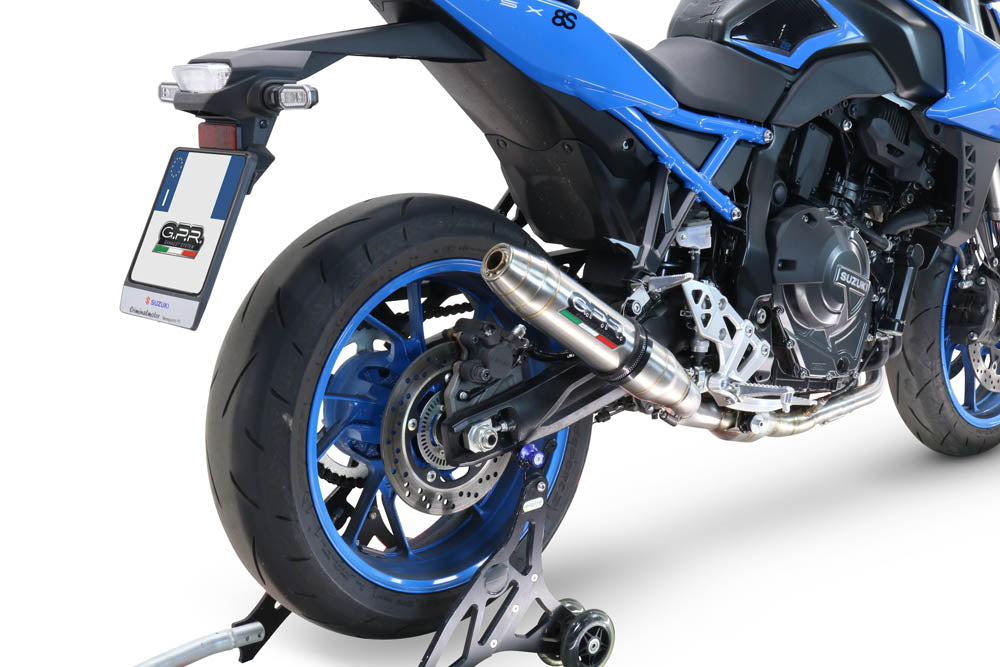 GPR exhaust Suzuki Gsx-8R 2022-2024, Deeptone Inox, full system exhaust legal for UK and non-EU countries including removable db killer - GPR Exhausts